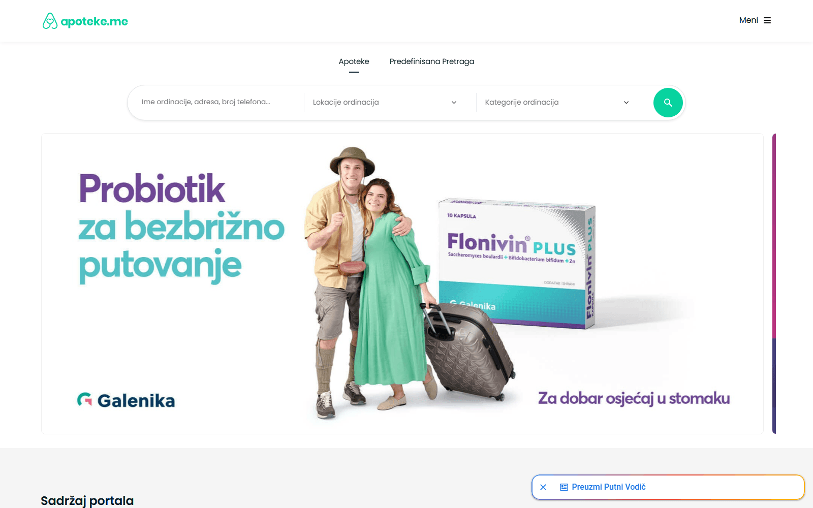 Apoteke.me Pharmacy Locator — React, Node.js, PostgreSQL project screenshot by Ustym Kushnir